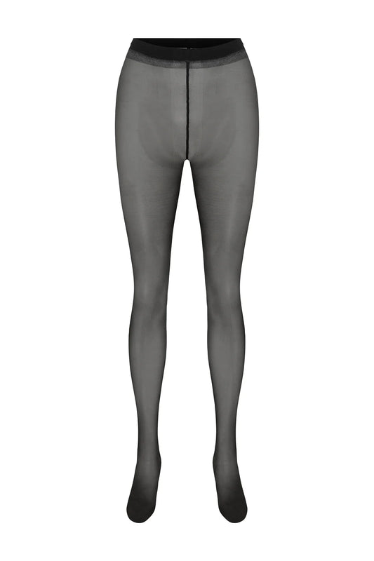 INSTOCK Gravity glitter back-seam tights on a clean product background