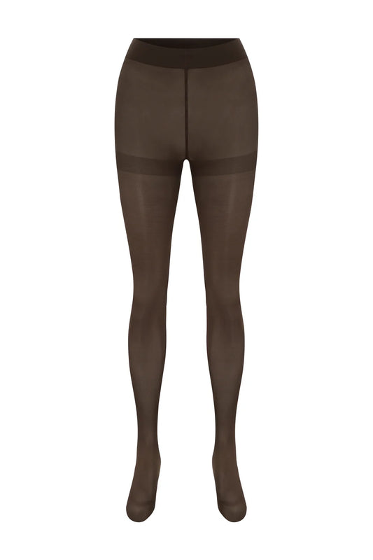 INSTOCK Haze chocolate tights on a clean product background